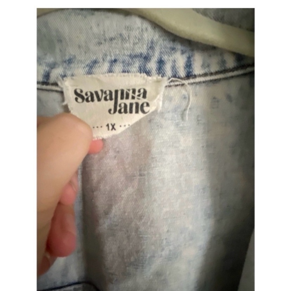 SAVANNA JANE Boho Jean Jacket - Picture 6 of 8